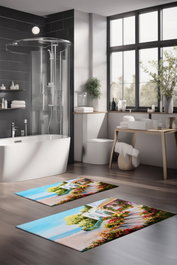 Mijölnir Juego de alfombrillas de baño CT-5138 Multicolor